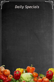 黑板风格菜单背景高清图片