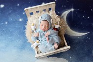 新生儿宝宝可爱满月艺术照图片大全