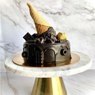 巧克力蛋糕糕点写真图片
