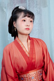 亚洲古代服饰少女美女古典摄影精美图片