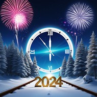 告别2023迎接2024图片大全