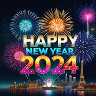 Happy New Year 2024图片大全