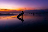 日暮黄昏唯美巴厘岛风光写真高清图片