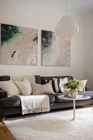 现代家居客厅沙发装饰画写真高清图片