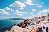 唯美希腊爱琴海城市建筑景观写真高清图片