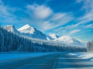 加拿大唯美雪域高山风光写真精美图片