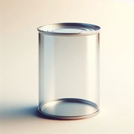 透明圆柱形塑料罐子写真精美图片