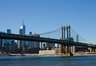 曼哈顿市跨海大桥写真图片大全