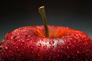 红色姬娜果苹果微距特写写真精美图片