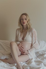 欧美性感孕妇美女摄影艺术人体图片