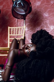 极致性感黑人美女模特人体摄影艺术图片大全
