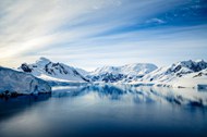 南极洲冰冷雪域山脉山川写真图片