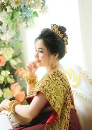 泰国传统服饰新娘美女摄影图片下载