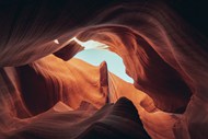 羚羊峡谷漩涡形状岩石写真图片