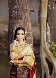 亚洲泰国服饰美女摄影写真高清图片