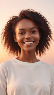 日暮黄昏非洲黑人美女摄影写真高清图片