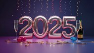 2025数字气球图片下载