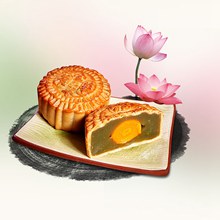 中秋节月饼PSD图片
