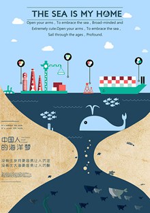 中国人的海洋梦PSD图片