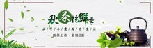 淘宝秋茶抢先季中国风海报psd下载