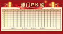 部门pk榜龙虎榜业绩榜统计展板模板psd免费下载