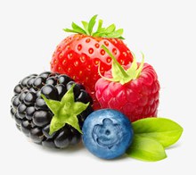 水果组合蓝莓桑葚新鲜水果psd下载
