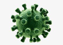 病毒绿色细菌psd分层素材