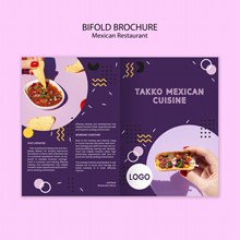 墨西哥美食宣传单设计psd图片