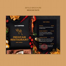 墨西哥餐厅儿童套餐菜单设计psd免费下载