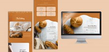 粗粮面包网页界面设计ps分层素材