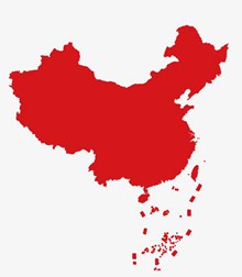 中国地图psd素材
