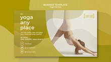 瑜伽运动宣传BANNERpsd免费下载