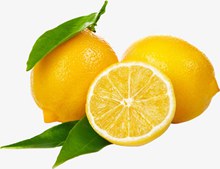 黄色柠檬psd图片