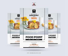 现代食品海报设计模板psd分层素材
