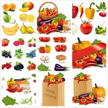 新鲜蔬菜水果矢量图片