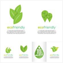 环保企业标志矢量图片