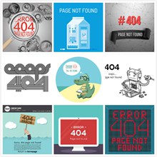 404网页矢量图片