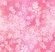粉色樱花无缝背景矢量图片