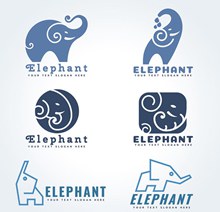 小象logo设计矢量