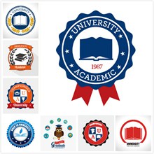 大学logo矢量
