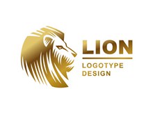 狮子主题标志设计矢量图下载