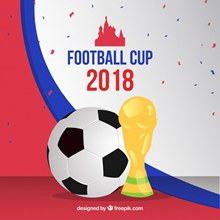 2018年俄罗斯世界杯海报矢量图下载
