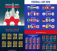 2018年俄罗斯世界杯主题矢量下载