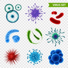 9款创意病毒设计矢量图片