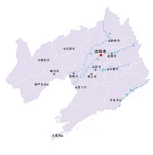辽宁省地图矢量素材