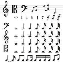 各种音乐符号矢量图片