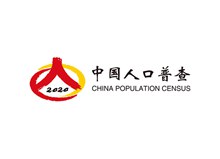 2020中国人口普查logo图矢量素材