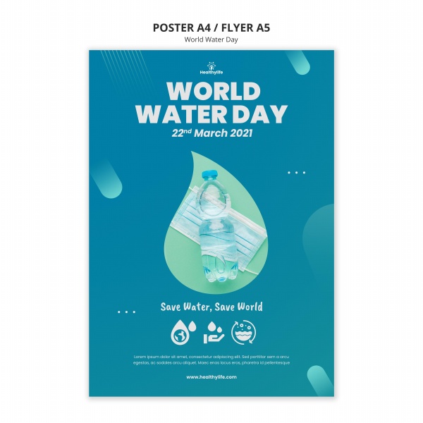 世界水日广告海报