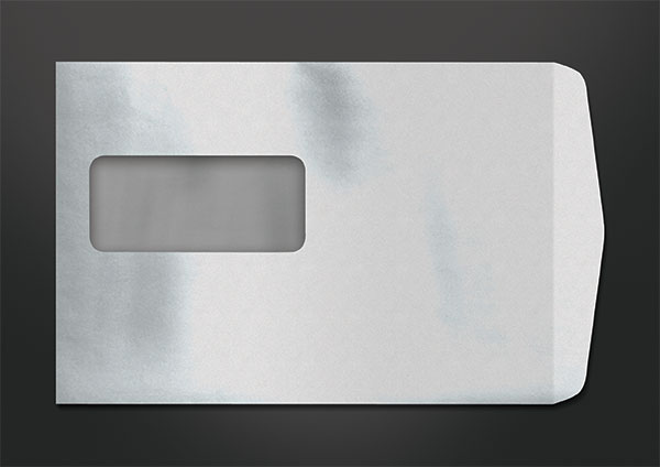 透明窗口信封主题样机模板分层素材