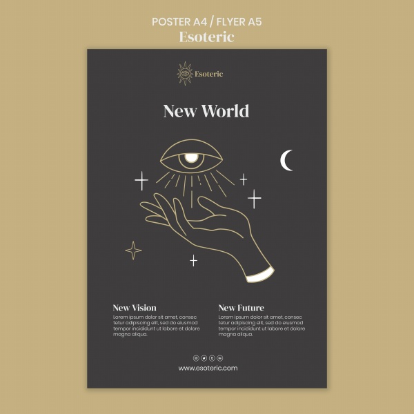 神秘新世界PSD海报设计